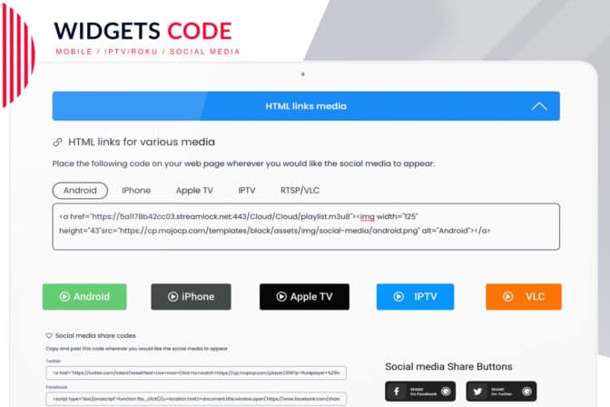 Widget Code Integration