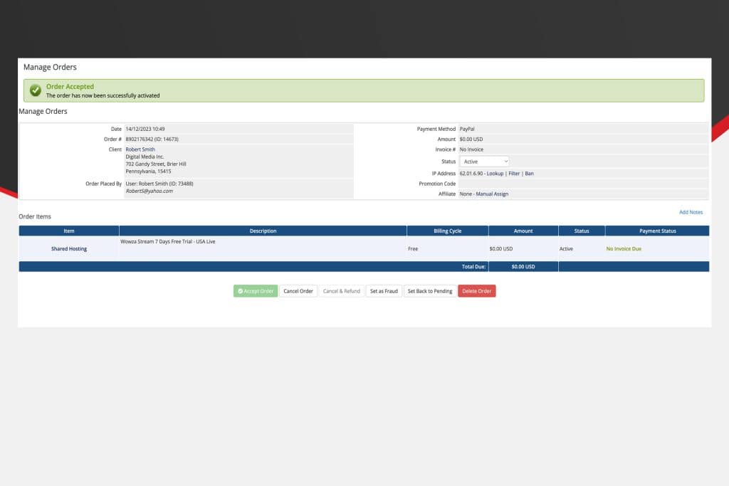 WHMCS 8.0.x Setup