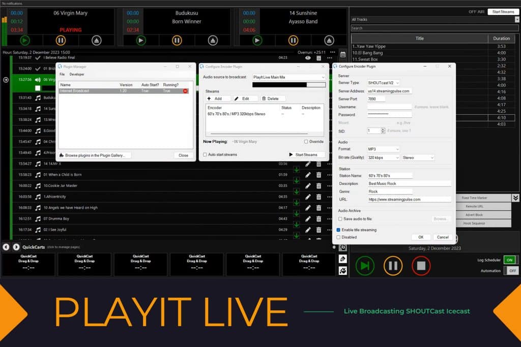 Setup PlayIt Live