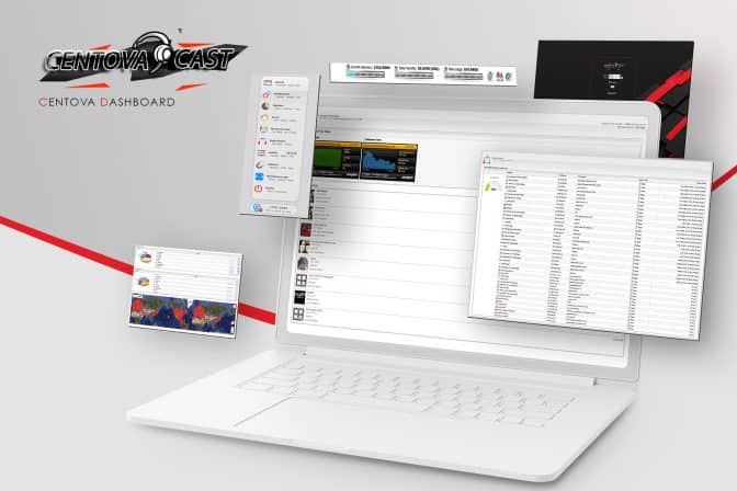 Centova Cast Dashboard