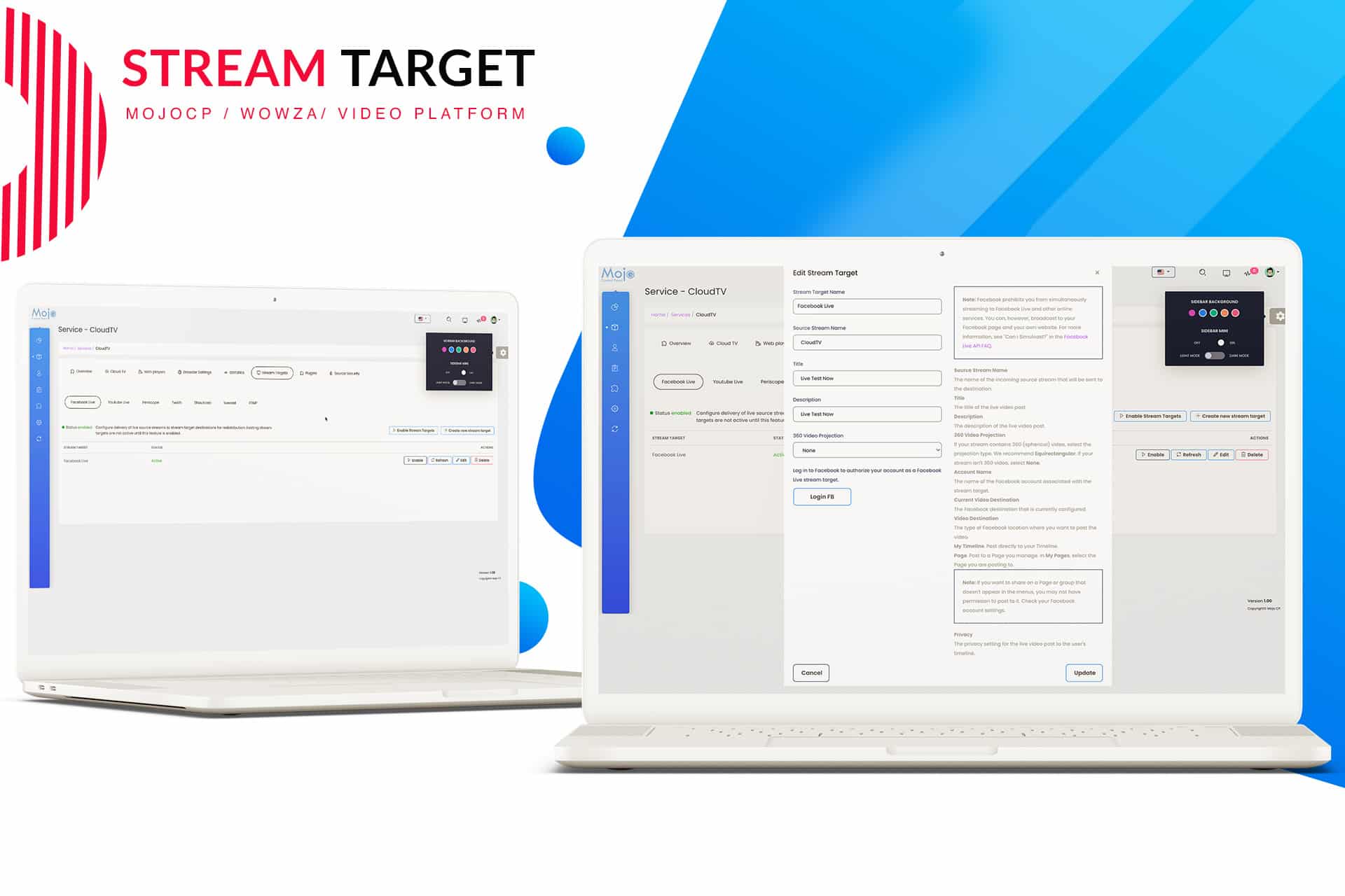 Stream Target Videos