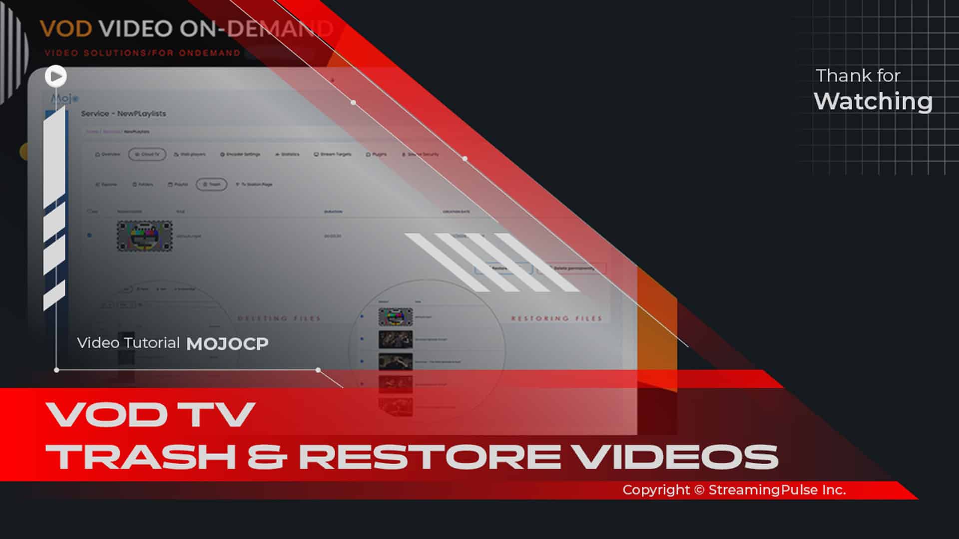 Trash & Restore Videos